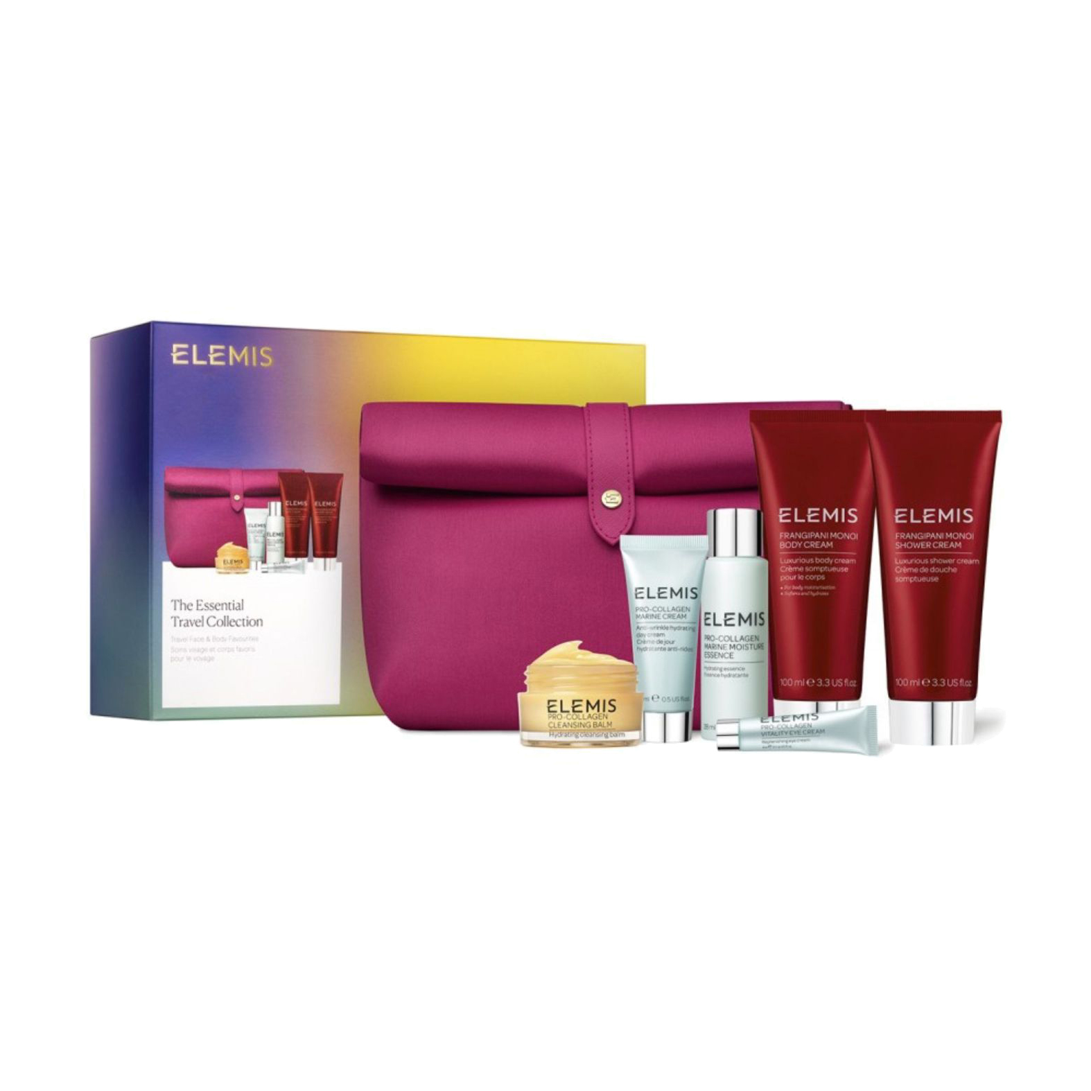Набір для обличчя та тіла Elemis The Essential Travel Collection, 7 продуктів